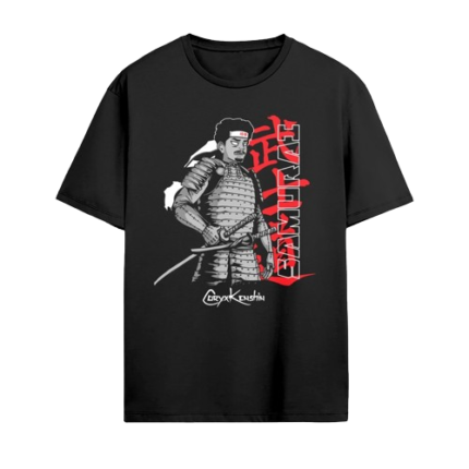 Coryxkenshin Merch Samurai Shogun Black T Shirt